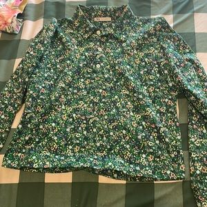 Zara floral crop top
